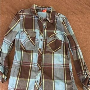 Blue H&M Flannel